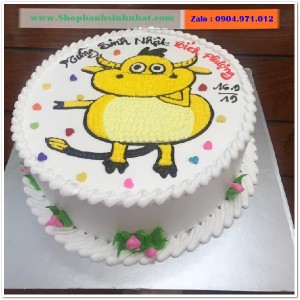 Bánh Sinh Nhật Con Trâu - LS16